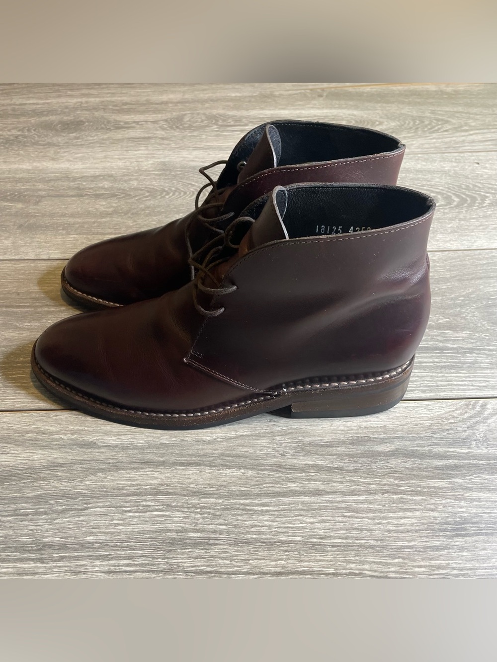 Thursday Boot Co. Everyday CHUKKA Leather Boots Shoes Dark Brown Men’s Sz 8.5
